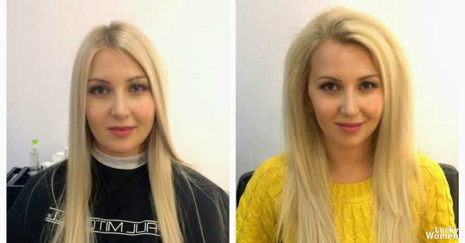 Буст ап на короткие волосы фото до и после