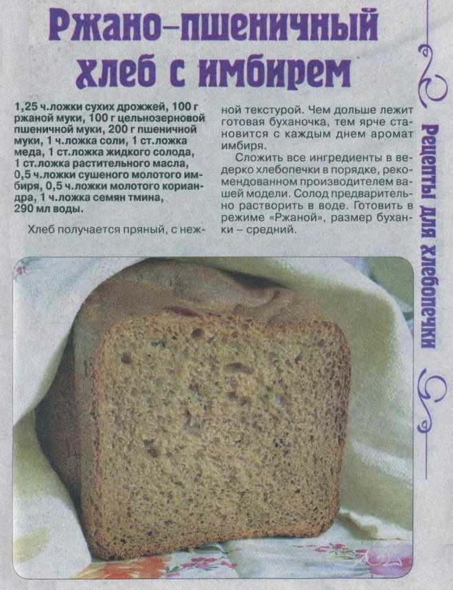 Рецепты хлеба для духовки с прессованными дрожжами