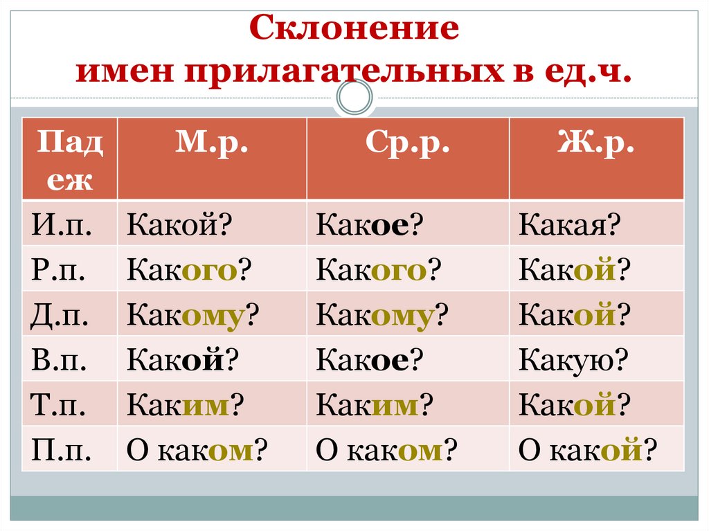 Прилагательное единственное число мужской род. Таблица склонение имен прилагатеьн. Склонение имен прилагательных в ед числе. Имя прилагательное склонение. Склонение имен прилагательных в единственном числе.