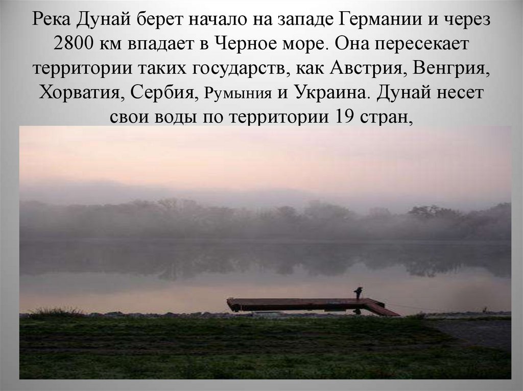 Над долиной. Исток реки Дунай. Начало реки Дунай. Дунай берет начало. Описание реки Дунай.