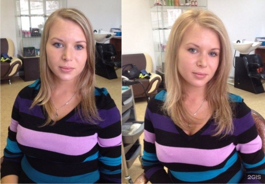 Прикорневой объем волос фото до и после на короткие