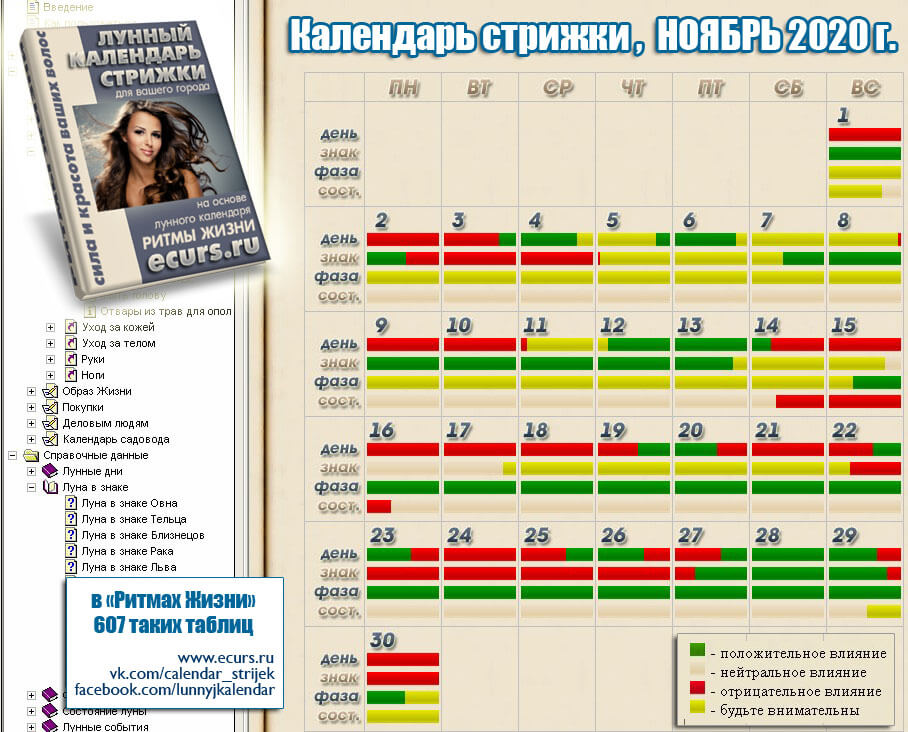 Календарь Стрижек Волос На 2023 Год