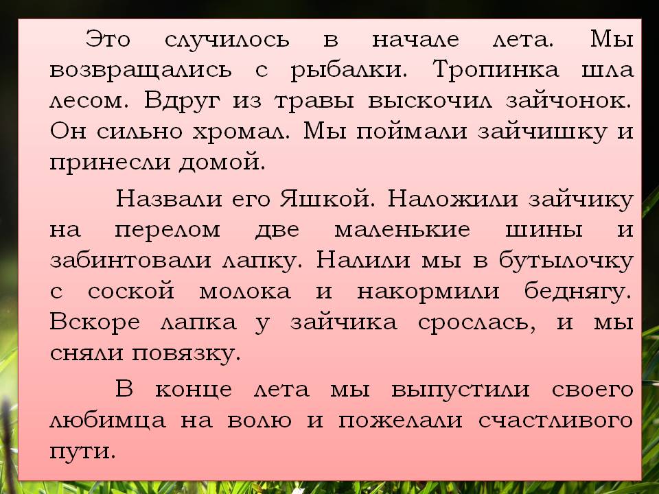 Невыдуманный рассказ о себе презентация 5 класс презентация