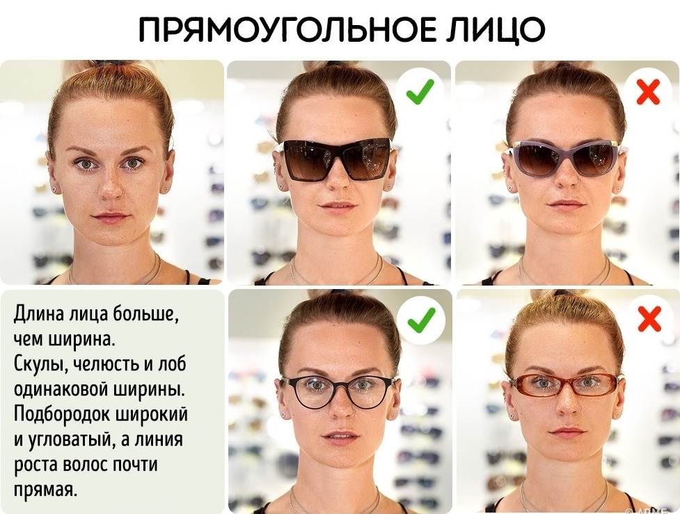 Как правильно выбрать очки по форме лица