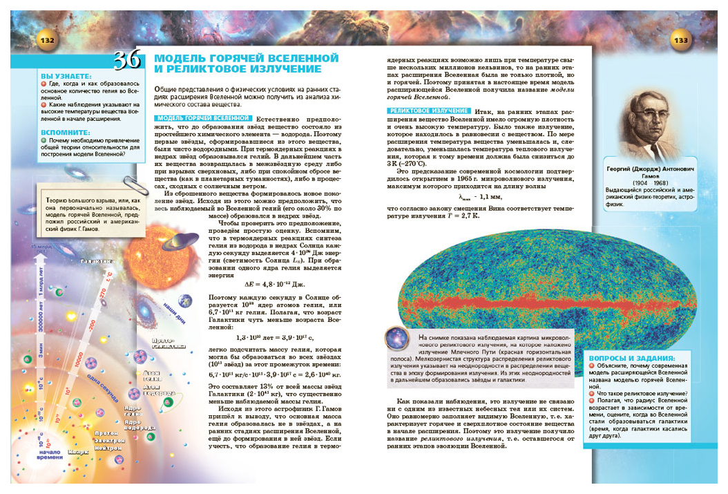 Модель горячей вселенной и реликтовое излучение презентация 11 класс