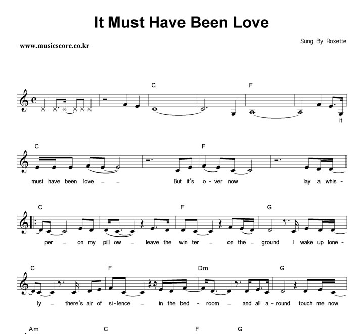 Маст бин лове. Must to be Love Roxette. Роксет Ноты. Roxette it must have been Love. Текст песни it must have been Love.